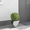 vidaXL Planter Silver 30 x 30 x 30 cm Galvanised Steel