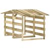 vidaXL Pergolas with Roofs 2 pcs 100x90x100 cm Impregnated Pinewood