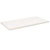 vidaXL Table Top White 110x55x2,5 cm Solid Wood Pine Rectangular