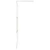 vidaXL Walk-in Shower Wall ESG Glass with Stone Design 80x195 cm