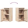 vidaXL Wall Cabinets 2 pcs 30x30x60 cm Solid Wood Pine