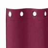 vidaXL Blackout Curtains with Rings 2 pcs Wine Red 225 x 140 cm