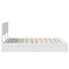 vidaXL Storage Bed with Headboard White 140 x 190 cm Engineered Wood
