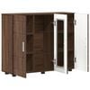 vidaXL Wooden Cabinet Brown Oak 88.5 x 30.5 x 73 cm Engineered Wood