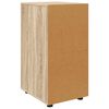 vidaXL Storage Cabinet Sonoma Oak 40 x 48 x 81 cm Engineered Wood