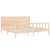 vidaXL Bed Frame without Mattress 200x200 cm Solid Wood Pine