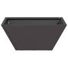 vidaXL Garden Planter 5 pcs Black 35 x 35 x 15 cm Cold-rolled Steel