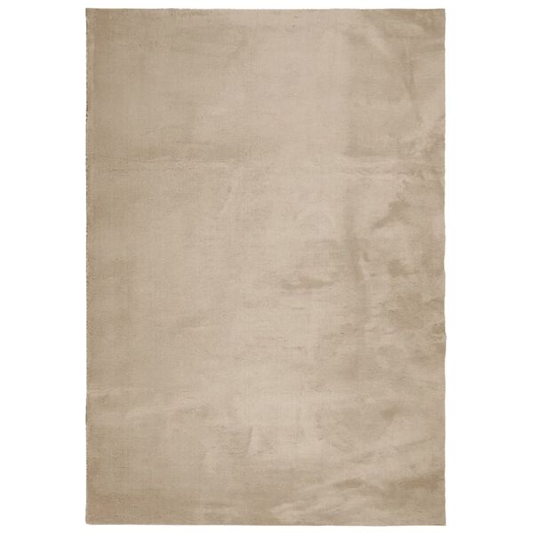 vidaXL Rug HUARTE Short Pile Soft and Washable Sand 160x230 cm