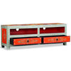 vidaXL TV Cabinet Solid Mango Wood Hand Painted