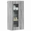 vidaXL Wall-mounted Cabinet with Shelf Grey sonoma 55 x 29 x 100 cm