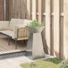vidaXL Pillar Planter Silver 35 x 35 x 73 cm