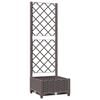 vidaXL Garden Brown 40 x 40 x 121.5 cm