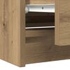 vidaXL TV Cabinet Artisan Oak 100x35x54 cm Engineered Wood