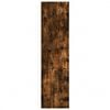 vidaXL Bookcase Smoked Oak 80x30x114 cm Engineered Wood