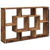vidaXL Wall Shelf Old Wood 85x16x52.5 cm Engineered Wood