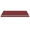 vidaXL Manual Retractable Awning Burgundy 450x350 cm