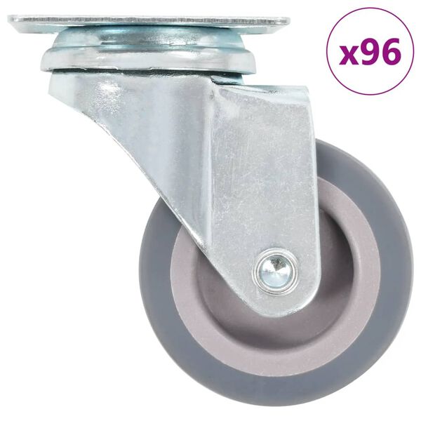 vidaXL 96 pcs Swivel Casters 50 mm