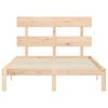 vidaXL Bed Frame without Mattress Small Double Solid Wood Pine