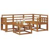 vidaXL Outdoor Sofa Set 5 pcs Natural Solid Acacia Wood