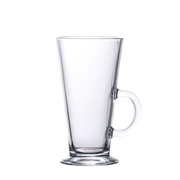 vidaXL Latte Glasses with Handle 6 pcs 250 ml