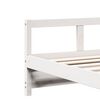 vidaXL Daybed with Mattress White 90x190 cm Solid Wood Pine