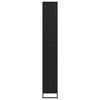 vidaXL Book Cabinet 2 pcs Black Oak 60 x 30 x 189.5 cm Engineered Wood