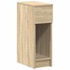 vidaXL Bedside Cabinets with Drawer 2 pcs Sonoma Oak 20x36x60 cm