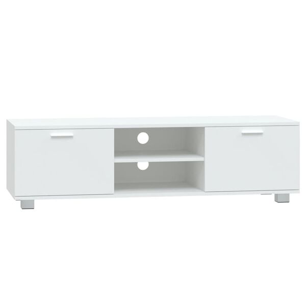 vidaXL TV Cabinet White 140x40.5x35 cm Engineered Wood