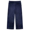 Kids' Pants Velvet Dark Blue 128