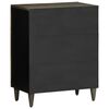 vidaXL Sideboard Light Grey 60x33.5x75 cm Solid Wood Mango