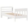 vidaXL Bed Frame without Mattress White 90x200 cm Solid Wood Pine