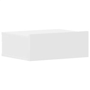 vidaXL Floating Nightstand White 40x30x15 cm Engineered Wood