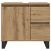vidaXL Bathroom Sink Cabinet Artisan Oak 65x33x60 cm Engineered Wood