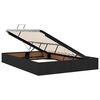 vidaXL Storage Bed with Mattress Black 135 x 190 cm Fabric