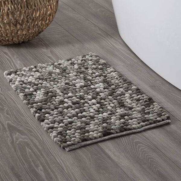 Sealskin Bath Mat Vintage 50x80 cm Dark Grey and White