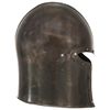 vidaXL Medieval Knight Helmet Antique Replica LARP Silver Steel