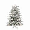 vidaXL Artificial Hinged Christmas Tree White 120 cm PE and PVC