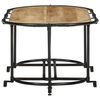 vidaXL Coffee Table 110x55x40 cm Solid Wood Rough Mango