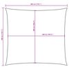 vidaXL Sunshade Sail Oxford Fabric Square 3x3 m Blue