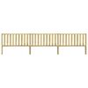 vidaXL Garden Fence Impregnated Pinewood 5.34x1.3 m