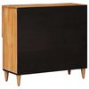 vidaXL Sideboard with Door Natural 80 x 33.5 x 75 cm Solid Mango Wood