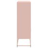 vidaXL Highboard Pink 68.5x38.5x123.5 cm Steel