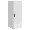 vidaXL Wall-Mounted Cabinet White 33 x 34.5 x 90 cm Engineered Wood