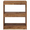 vidaXL Book Cabinet Old Wood 60 x 30 x 72 cm Engineered Wood