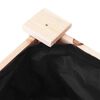 vidaXL Planter with Liner 118x59x76 cm Solid Wood Fir