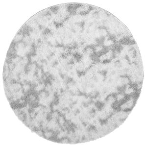 vidaXL Shaggy Rug High Pile NAVARRA Silver Grey 240x240 cm Polyester