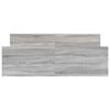 vidaXL Bed Frame without Mattress Grey Sonoma 150x200 cm King Size