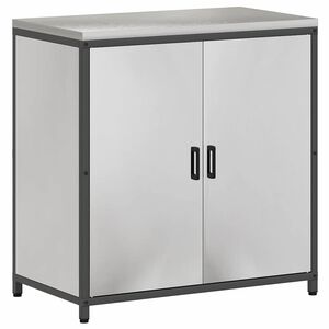 vidaXL Kitchen Storage Cabinet HATTEM Silver 90 x 50 x 92 cm Steel