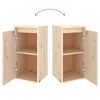 vidaXL TV Cabinets 3 pcs Solid Wood Pine