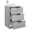 vidaXL Bedside Cabinet Grey Sonoma 40x36x65 cm